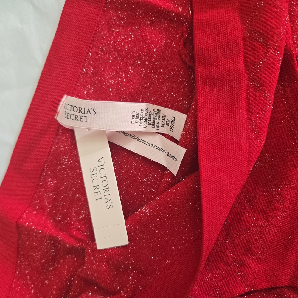 NWT Victoria Secret Red Sparkle Bottoms Size XL - Picture 7 of 9